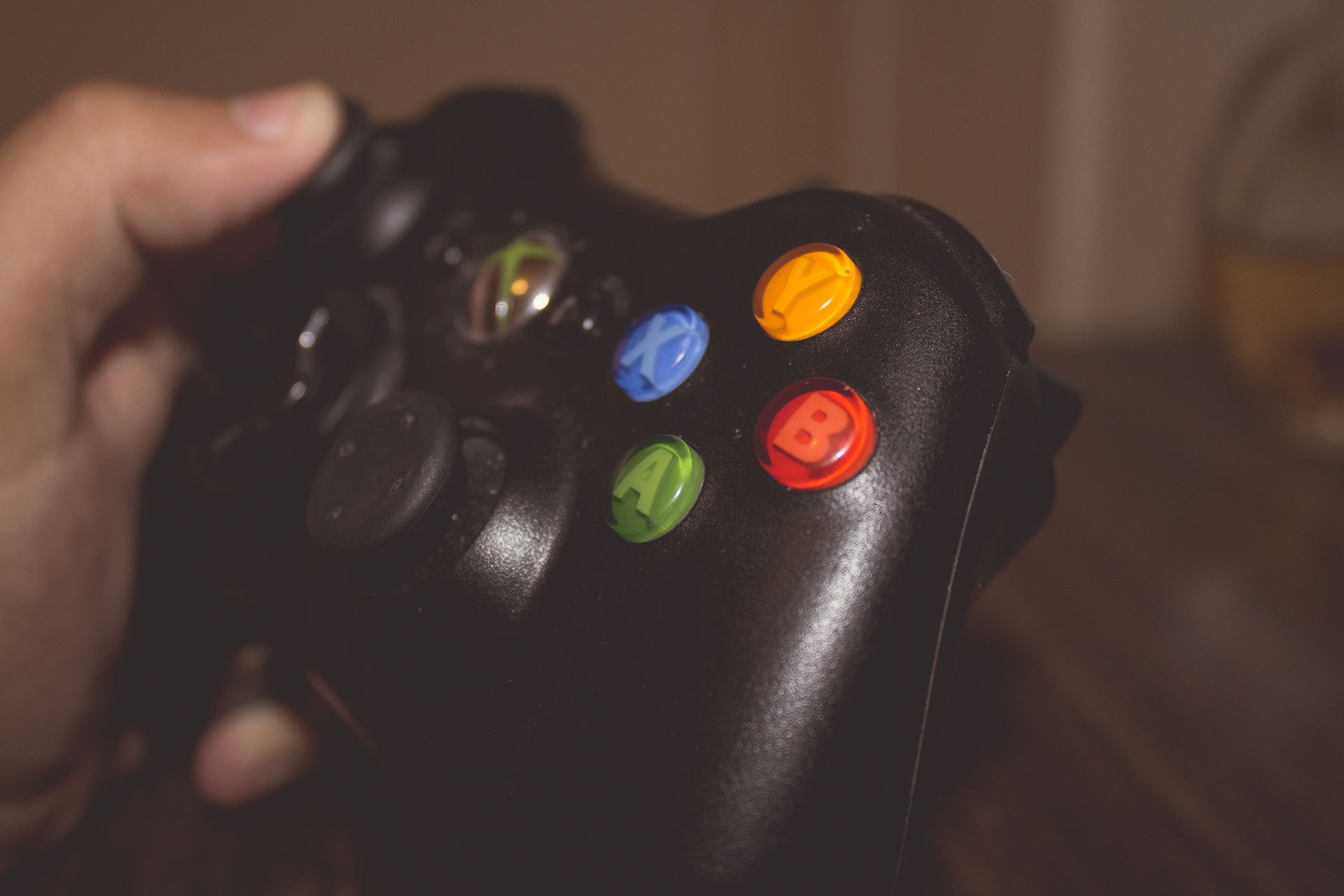 Håndholdt kontroll til xbox